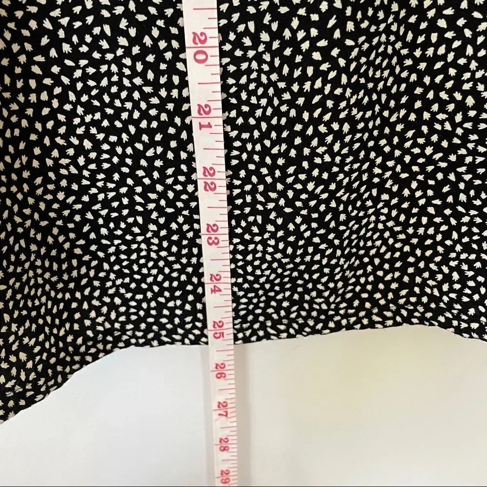 French Connection Black and White Dot Mini Cami Dress Tank 6